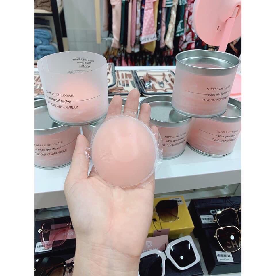 Hộp dán ngực silicon 10 miếng mẫu mới vỏ hồng ( dán titi vỏ hồng )
