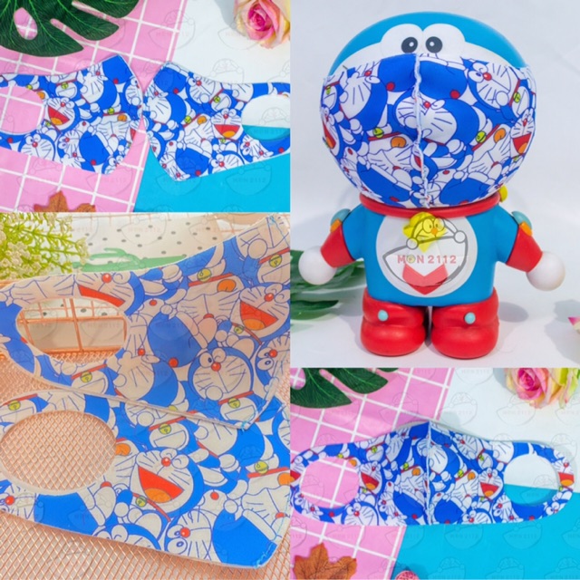 KHẨU TRANG VẢI NGỪƠI LỚN DORAEMON DOREMON | BigBuy360 - bigbuy360.vn
