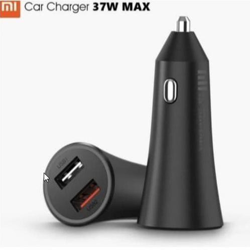 XIAOMI Cốc Sạc Nhanh Hai Cổng Usb Sarirasa1516 37w Cho Xe Hơi