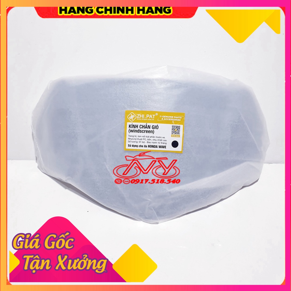 Kính chắn gió Zhipat cho Wave A , Wave RS , Wave S , Wave 50cc