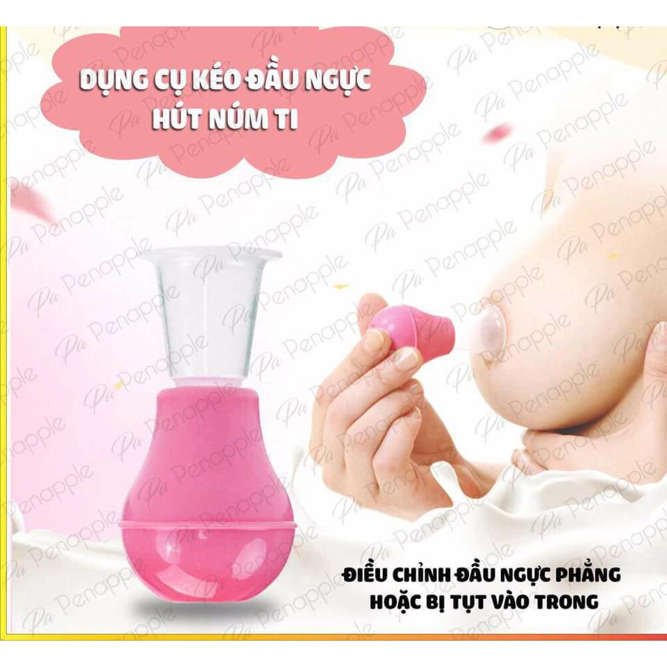 Dụng cụ kéo đầu ngực, hút núm ti dành cho mẹ bị đầu ti ngắn thụt khó khăn khi cho con bú
