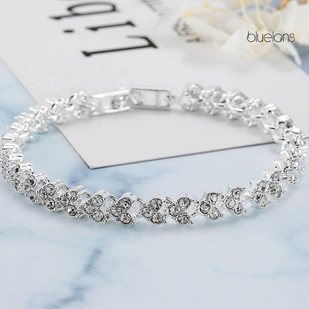 Vòng Tay Đính Đá Thời Trang Cho Nữ