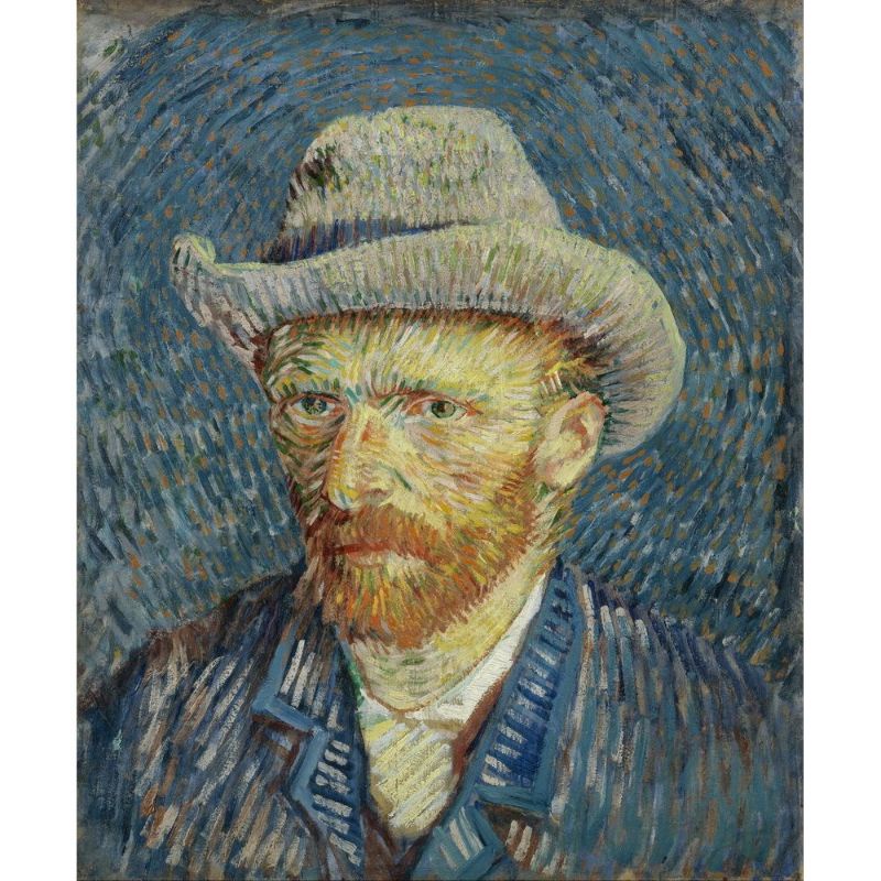 Tranh Canvas- Chân Dung Tự Họa Vincent Van Gogh | Shopee Việt Nam