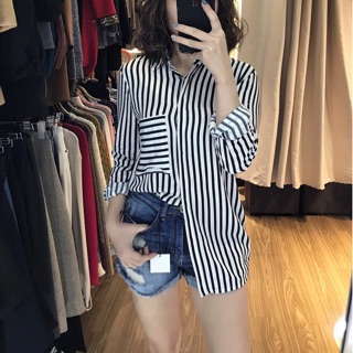 Áo sơ mi kẻ Pull&Bear