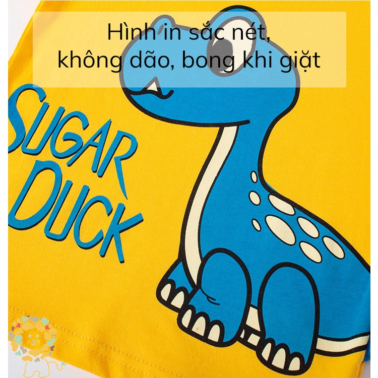 Áo thun bé trai cộc tay BETOP áo phông bé trai hoạ tiết 3D đáng yêu chất cotton hàng xuất Âu Mỹ
