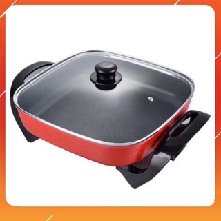 Nồi lẩu điện 6l - chảo điện đa năng cao cấp hongshuanxi tranghoa1292