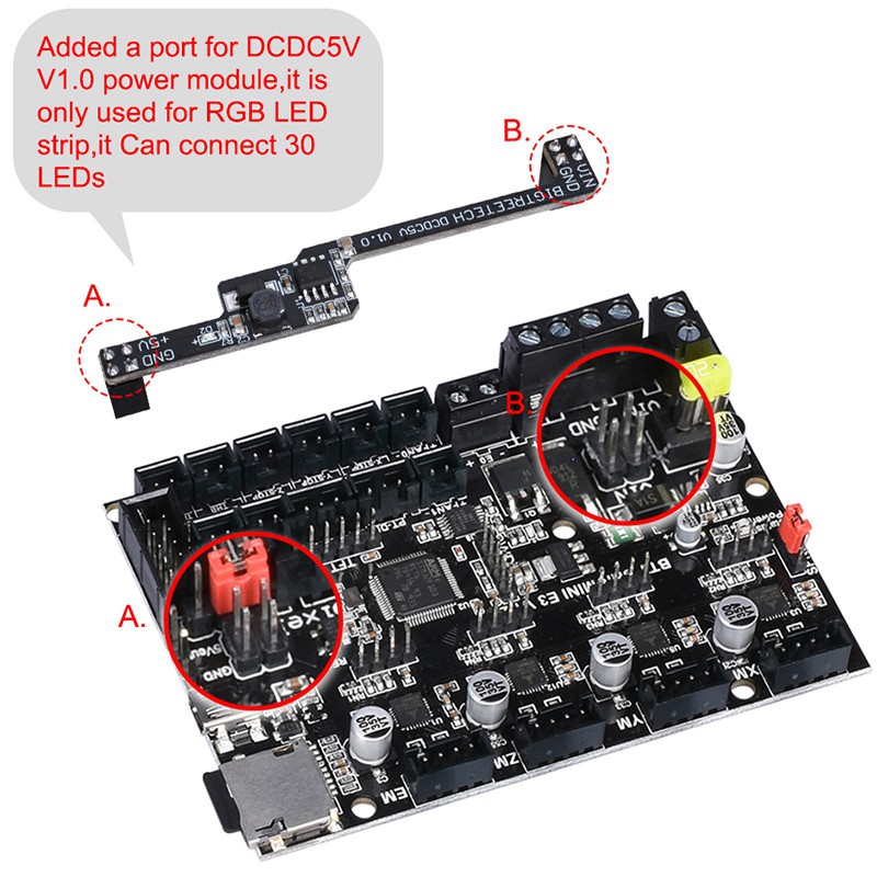 New Stock BIGTREETECH Power ule for SKR Control Board for 3D Printer Parts