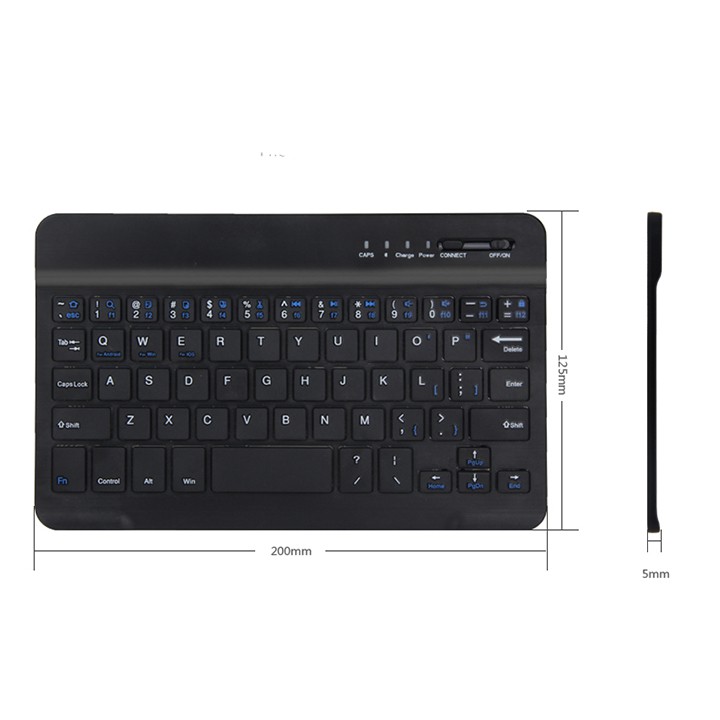 💎BH 6 THÁNG💎 Bàn Phím Không Dây Cho Điện Thoại, Laptop Mỏng Nhẹ, Kết Nối Bluetooth, Sử Dụng 7-8h Liên Tục