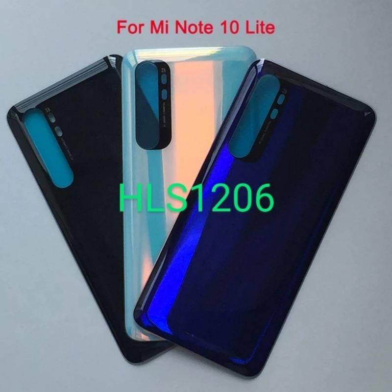 Nắp kính lưng xiaomi Note 10 Lite có màu trong xuốt
