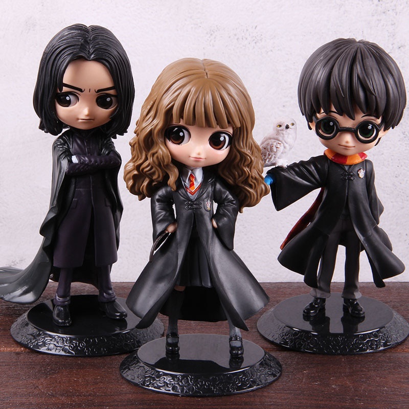 Mô hình Bộ sưu tập để bàn 6 nhân vật Harry Potter phong cách Chibi siêu đáng yêu