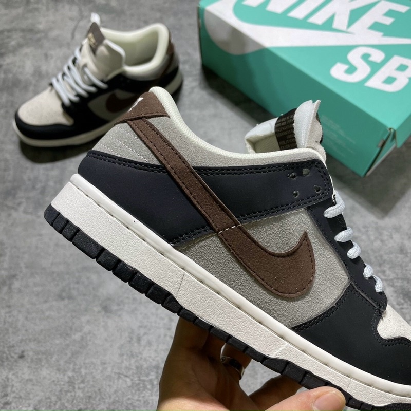 GIÀY SB DU.NK LOW BLACK TRAIL BROWN SC
