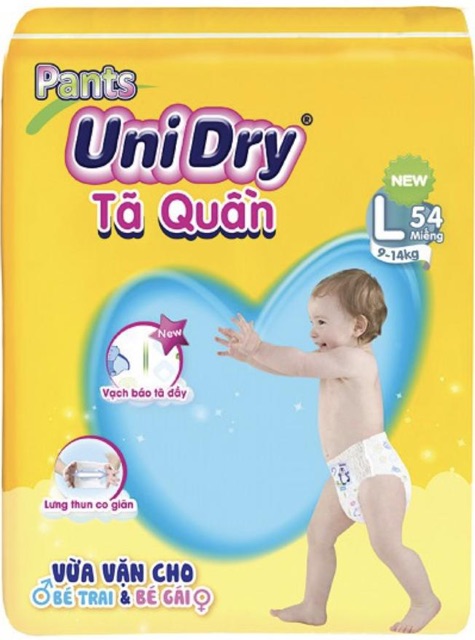 Tã quần Unidry M60, L54, XL48