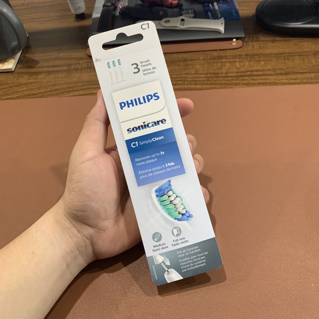 Đầu bàn chải điện Philips Sonicare C1 Lông Mềm