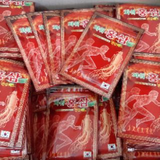 Cao dán hồng sâm túi đỏ bịch 20 miếng