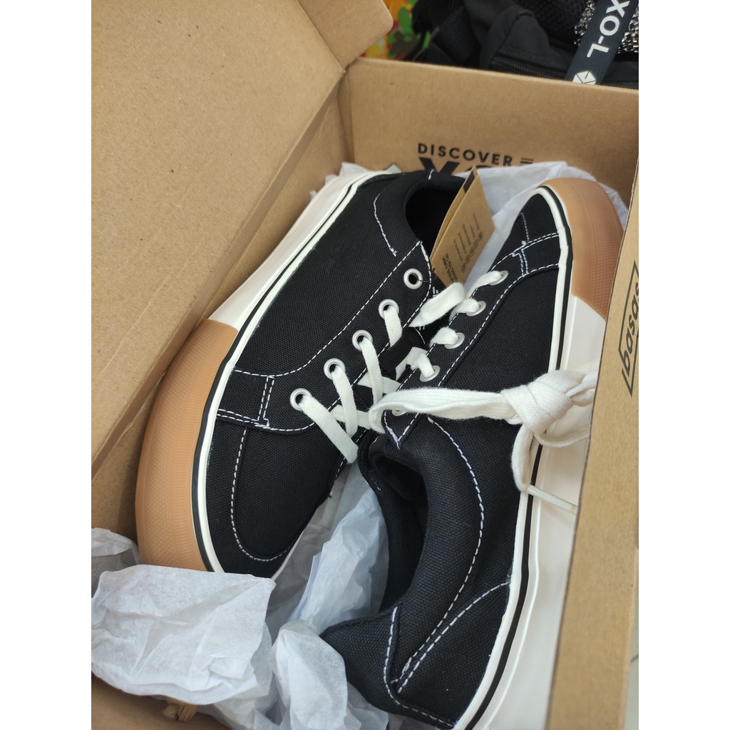 GIÀY SNEAAKER ANANAS LOW TOP - BLACK/GUM UY TÍN.