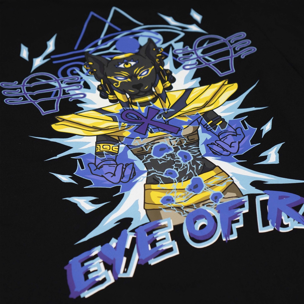 Áo thun thần Bast - Đen - Street Gang