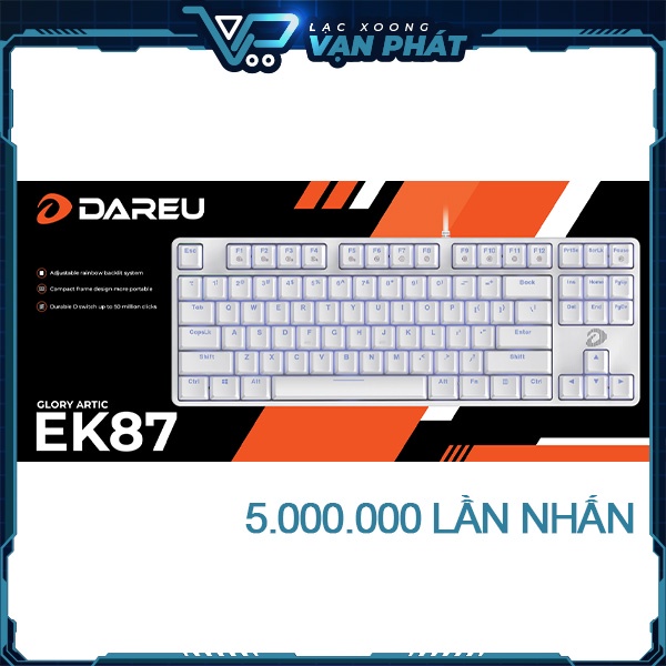 Bàn Phím Cơ Dareu EK87 - Hàng Chính Hãng