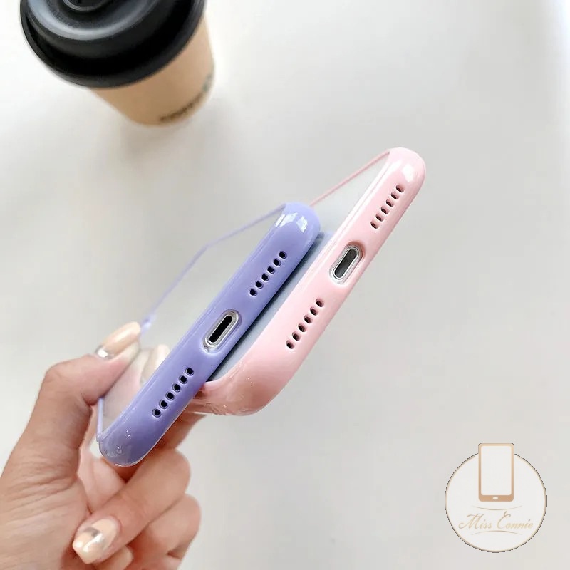 Ốp Điện Thoại Silicon Mềm Trong Suốt Chống Sốc 5 Màu Kẹo Cho iPhone 11 12 13 Pro MAX 6 6s 7 8 Plus X XR XS MAX SE 2020