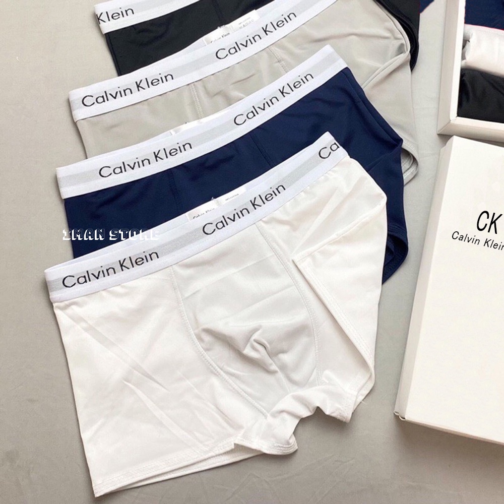 Combo hộp 5 quần sịp đùi nam iMan Store thun lạnh, quần lót nam mềm mịn đủ màu sắc size số, co dãn thấm hút tốt.
