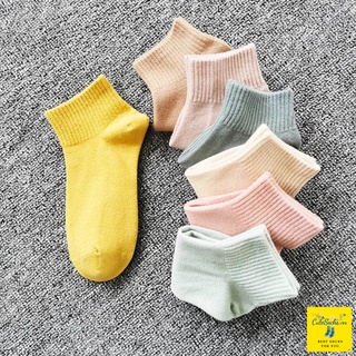 Tất cổ ngắn trơn co dãn 4 chiều