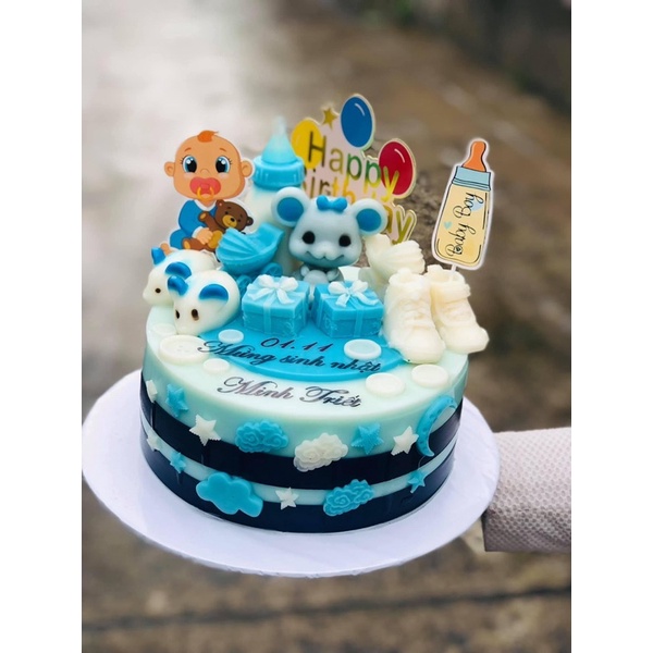 Khuôn Silicone Chủ Đề Em Bé Quần Áo Giày Dép Bình Bú Vớ