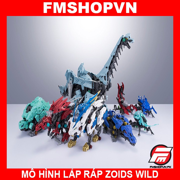 [FMSHOPVN] FIGURE ZOIDS WILD THÚ VƯƠNG ĐẠI CHIẾN MÔ HÌNH LẮP RÁP