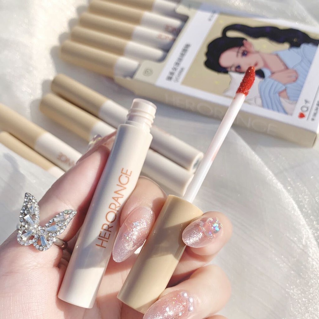 Set 5 Son Kem Lì Mịn Mượt Như Nhung Giữ Ẩm Môi Và Lên Màu Đẹp