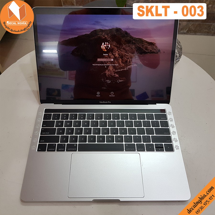 Decal nhôm dán Macbook Pro Rentina 13 2017