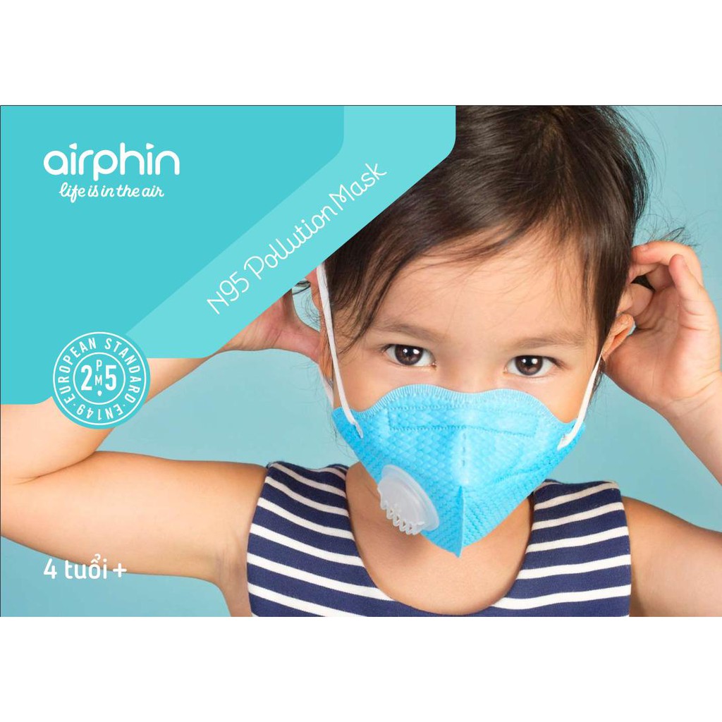 Khẩu Trang Airphin Chống Ô Nhiễm PM 2.5