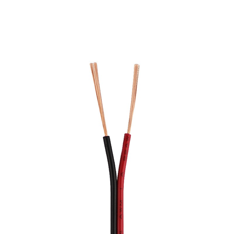 10 mét dây điện đôi 24AWG đồng nguyên chất vuông đen đỏ lõi 2 x 0.2mm - LK0192