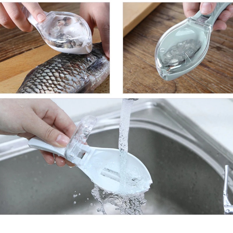 Dụng Cụ Đánh Vảy Cá Làm Sạch Da Nhanh Chóng Tiện Lợi
