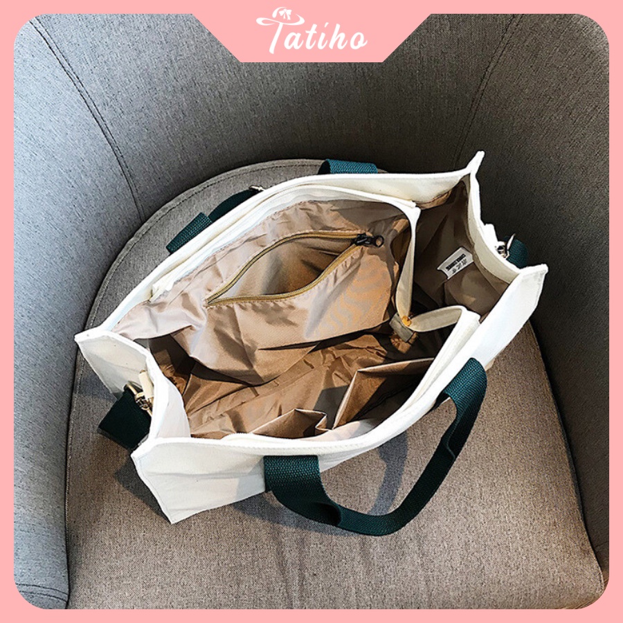 Túi Tote Đeo Chéo Nữ Đẹp Form Lớn Thời Trang Đi Học &amp; Công Sở - Tatiho - Mã TUI66