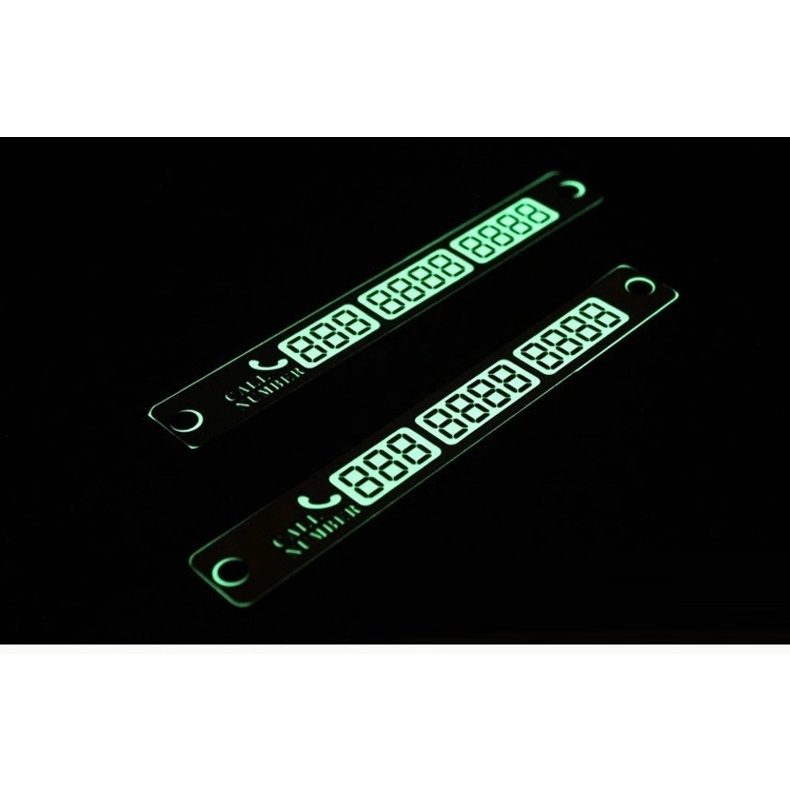 Bảng Số Điện Thoại Dạ Quang Đỗ Xe Hơi Tạm Thời