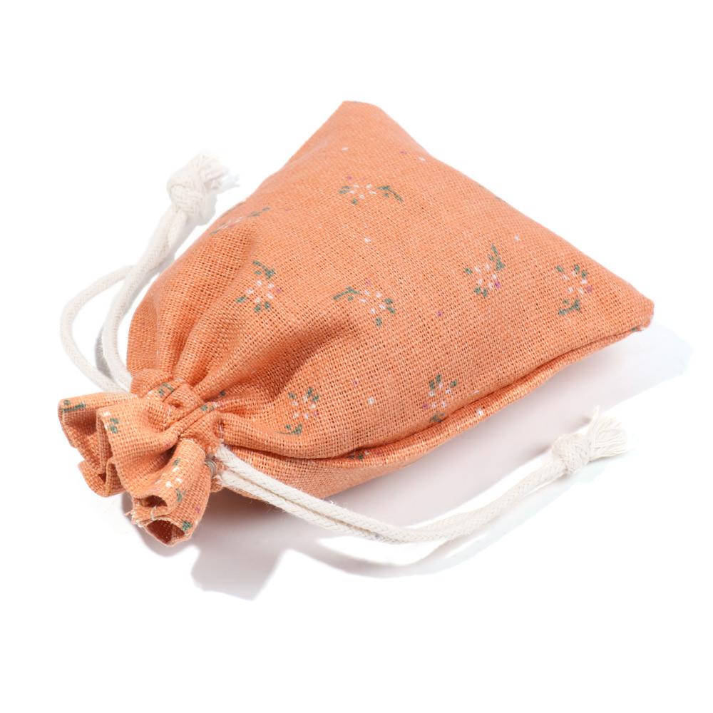 10 Túi Dây Rút Vải Lanh Chất Lượng Cao Dùng Đựng Trang Sức