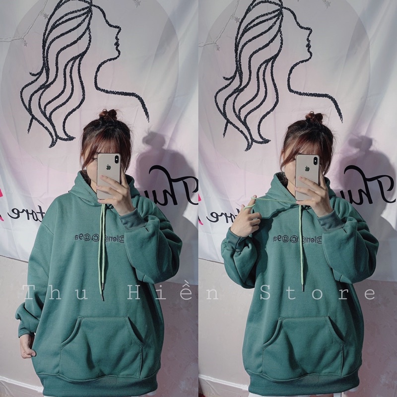 Áo Hoodie nỉ trần bông thêu chữ (KÈM ẢNH THẬT) | BigBuy360 - bigbuy360.vn