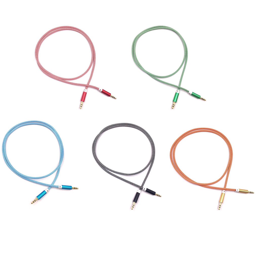 Dây cáp âm thanh AUX 3.5mm bện dây bện hợp kim đồng