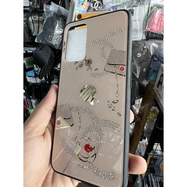 Ốp lưng Oppo A55 5G /Oppo A56 /A53S /A16 dẻo viềng lưng kính màu thời trang