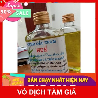 Tinh dầu tràm Huế nguyên chất 100ml - chai dầy