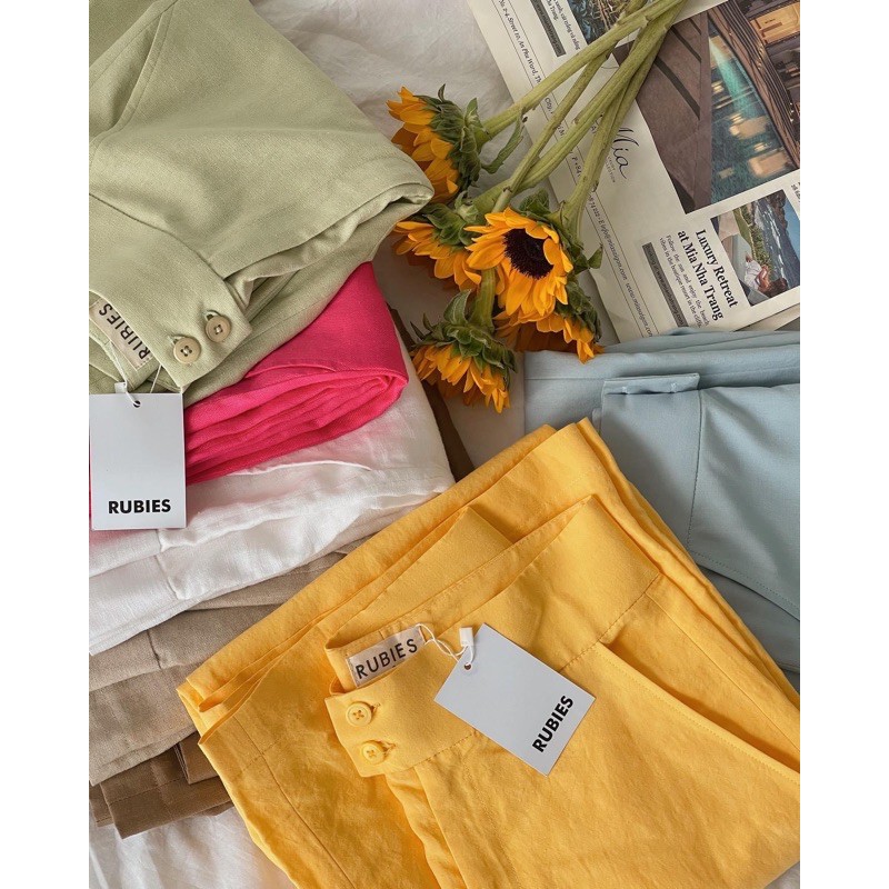 Quần ống rộng dài LINEN PANTS | BigBuy360 - bigbuy360.vn