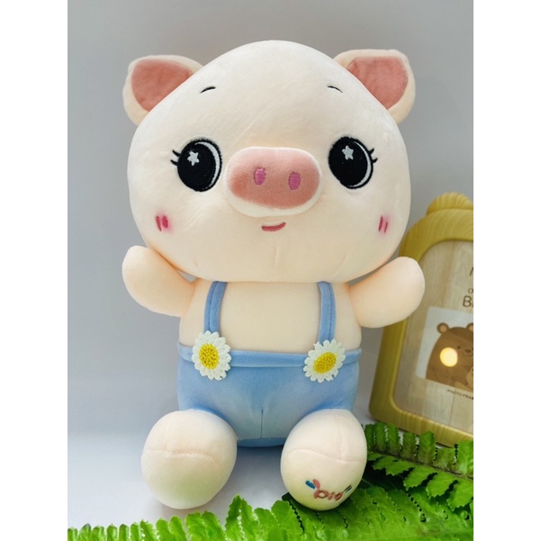 Thú bông Heo Lợn mắt long lanh 40cm, siêu dễ thương, heo nhồi bông, lợn nhồi bông, gấu bông đồ chơi