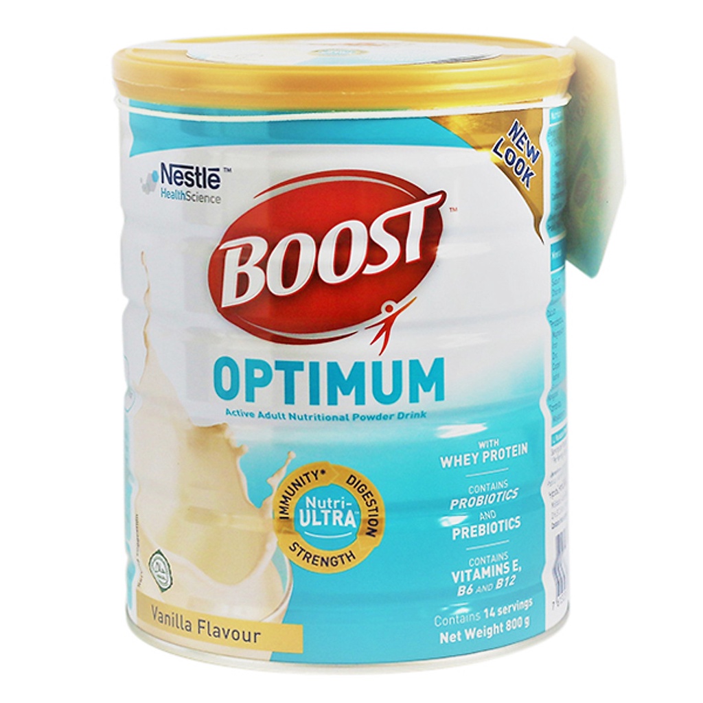 Combo 6 lon Sữa Nestlé Boost Optimum lon 800gr