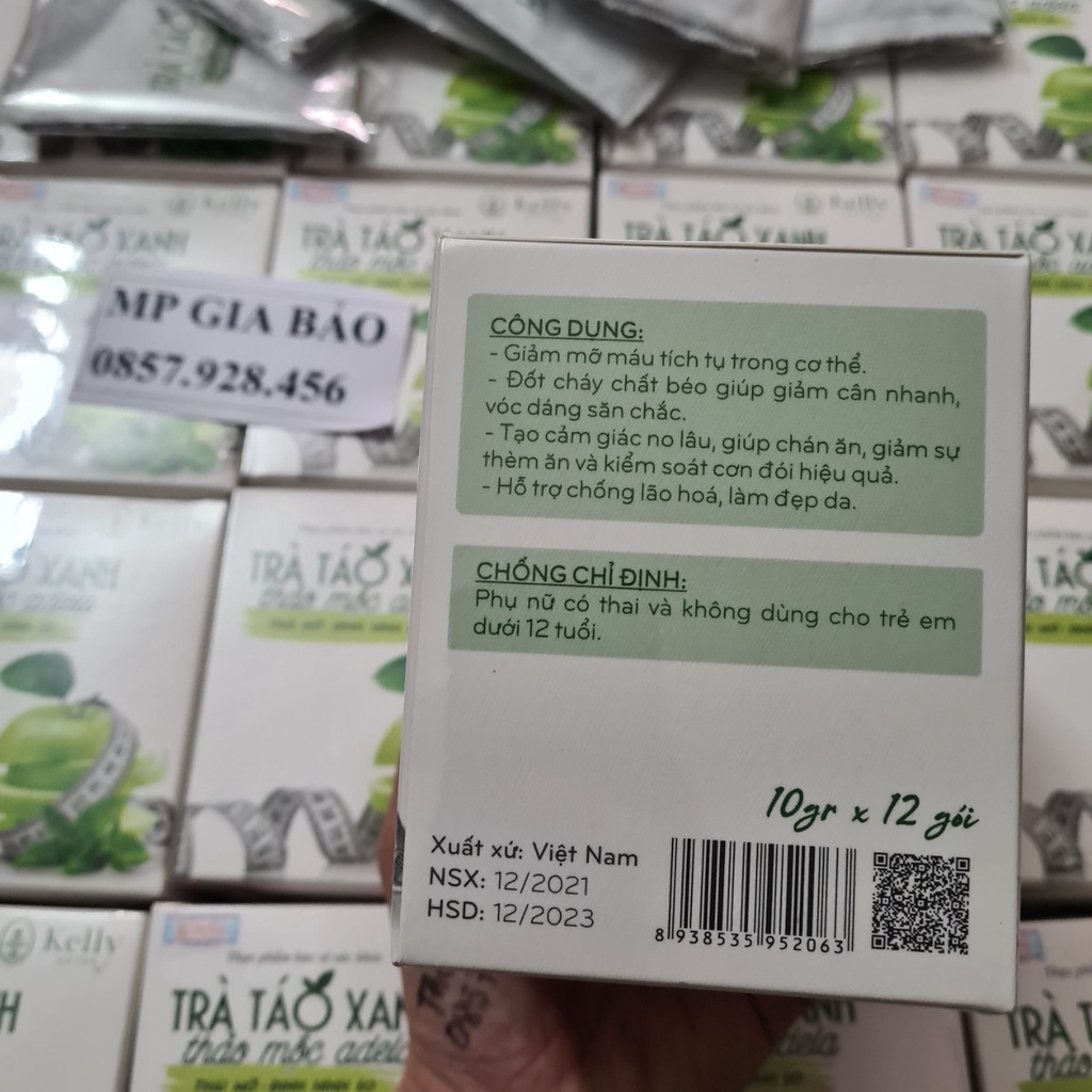 TRÀ TÁO XANH KELLY DETOX GIẢM CÂN HIỆU QUẢ