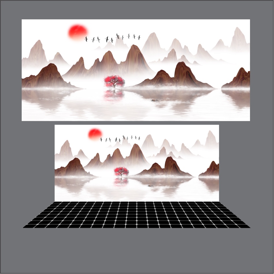 Decal dán hồ cá 3D nhiều kích thước