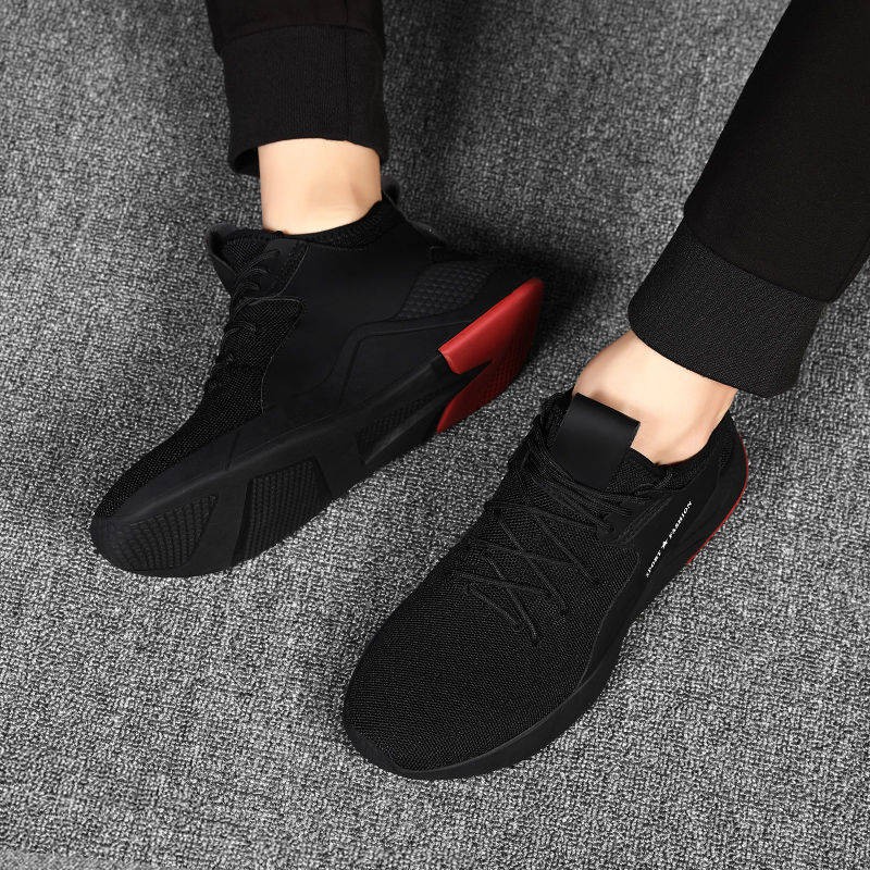 Giày thể thao phối vải lưới thoáng mát chống trơn thời trang thu đông dành cho phái mạnh | BigBuy360 - bigbuy360.vn