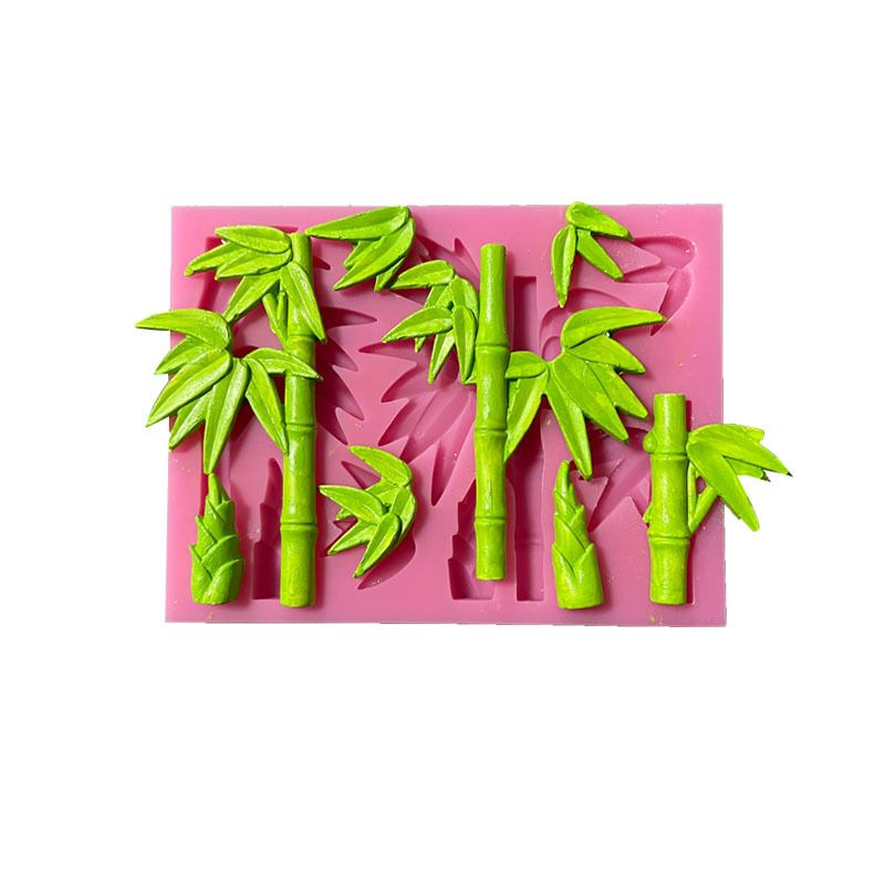 Khuôn silicone cây tre