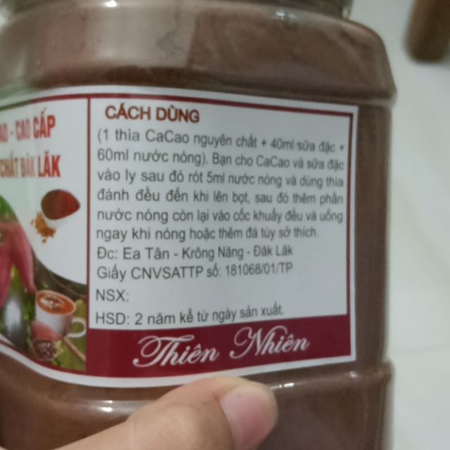 Ca cao nguyên chất daklak