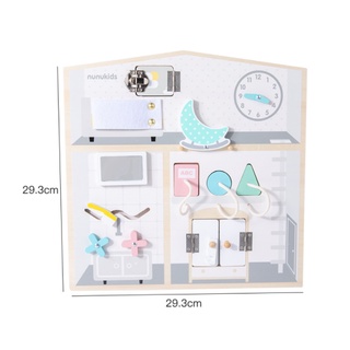 Busy Board Bảng bận rộn NUNUKIDS cho bé, Đồ chơi Giáo dục Montessori