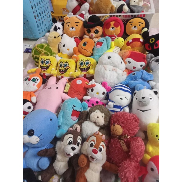 Móc khoá thú bông  treo balo size từ 10-20cm hàng đẹp giá rẻ