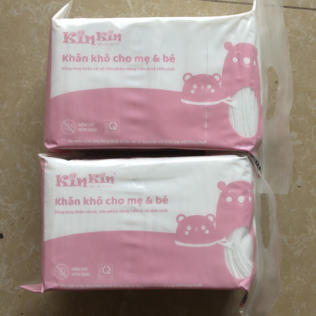 [HÀ NỘI] Khăn vải khô đa năng Mamamy Kinkin gói 300g 15x20cm