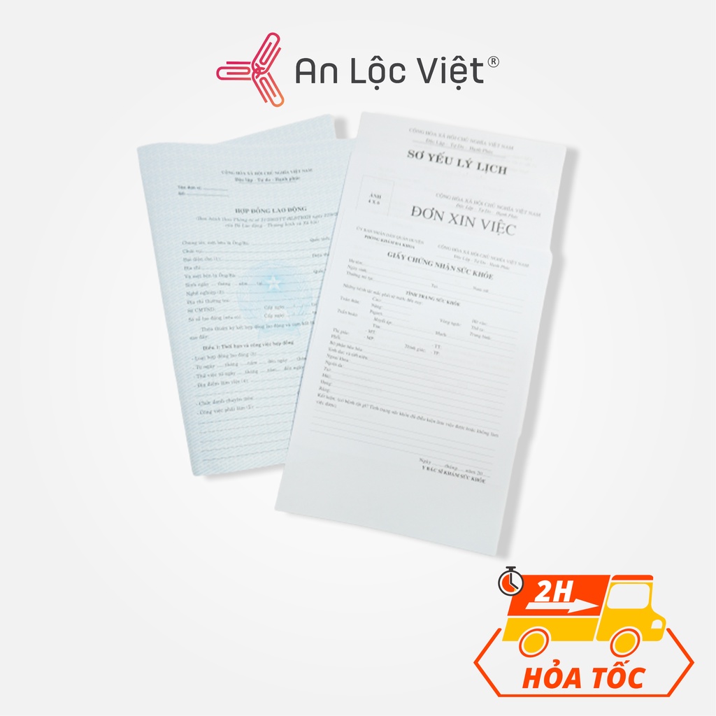 Mẫu đơn xin việc - khám sức khỏe - sơ yếu lý lịch